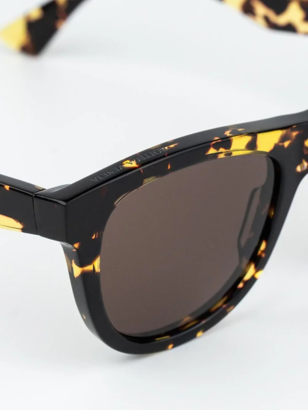 Bottega Veneta Men Sunglasses Havana Brown Square BV1001S 002 BRAND NEW